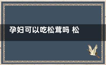 孕妇可以吃松茸吗 松茸对孕妇的好处,怀孕期可以吃松茸吗